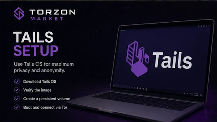 Tails OS setup for darknet access